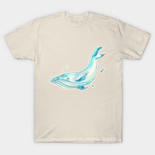 Sophie - Watercolor Whale T-Shirt